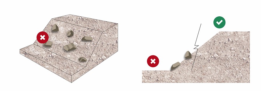 Příprava podkladu před pokládkou georohože